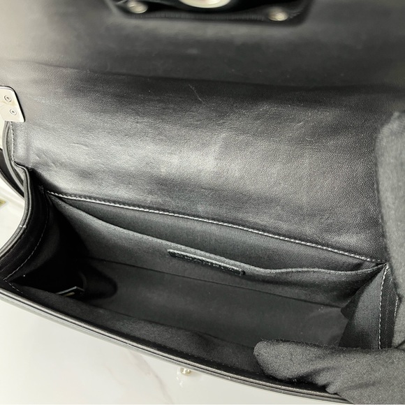 Chanel Medium Leboy-Black Patent - Picture 5 of 5